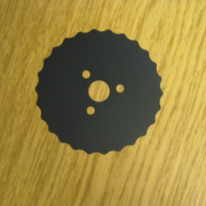 Scoring Blade 3.88" With Hole For Hub (Teflon Coated)